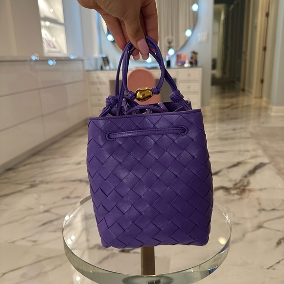 NWT Bottega Veneta Mini Intrecciato Shoulder Bag - Picture 3 of 11